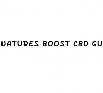 natures boost cbd gummies ed