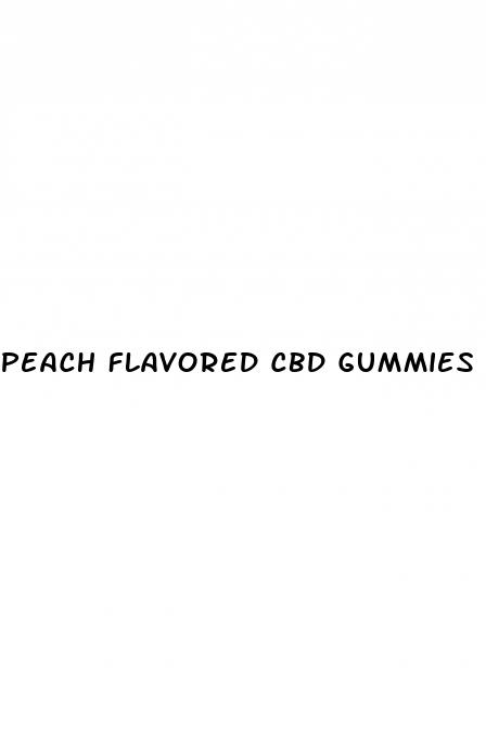 peach flavored cbd gummies