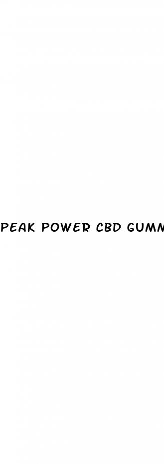 peak power cbd gummies near me