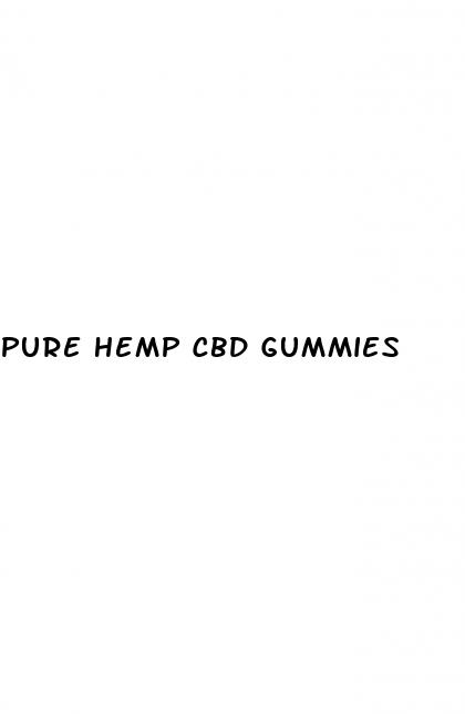 pure hemp cbd gummies