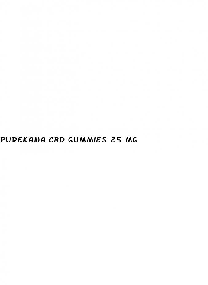 purekana cbd gummies 25 mg