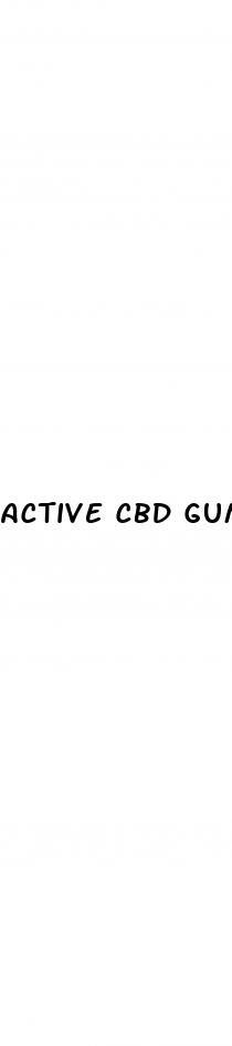 active cbd gummies
