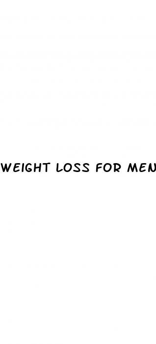 weight loss for men