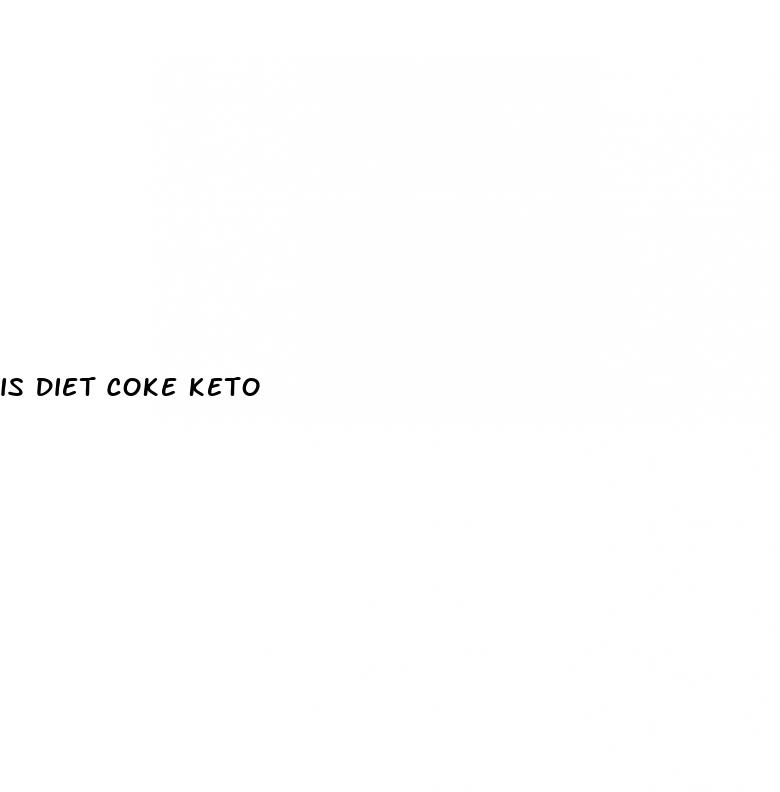 is diet coke keto