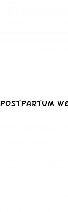 postpartum weight loss