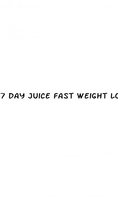 7 day juice fast weight loss results