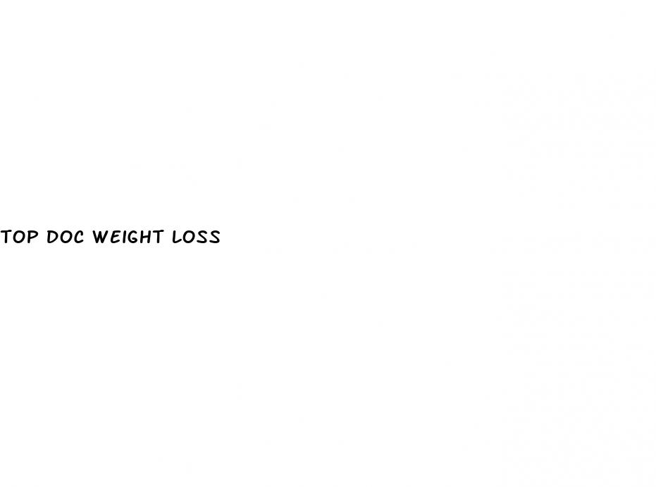 top doc weight loss