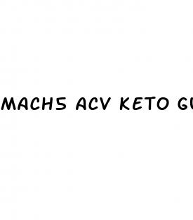 mach5 acv keto gummies scam