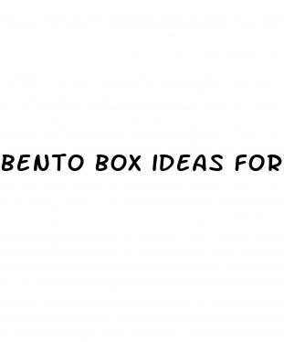 bento box ideas for weight loss