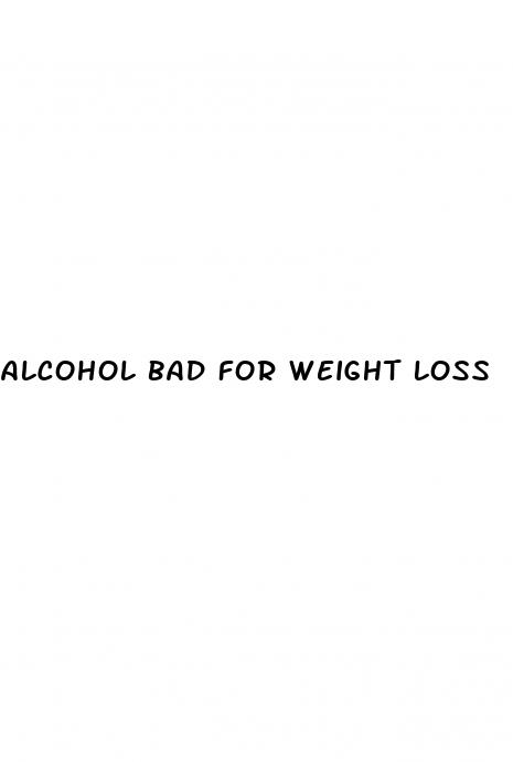 alcohol bad for weight loss