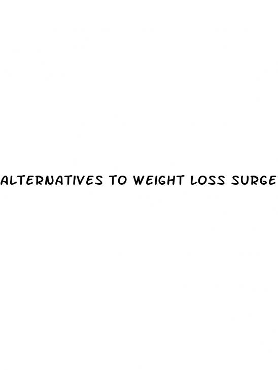 alternatives to weight loss surgery