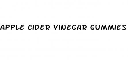 apple cider vinegar gummies breastfeeding