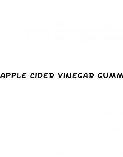 apple cider vinegar gummies for blood pressure