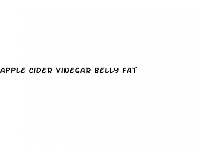 apple cider vinegar belly fat