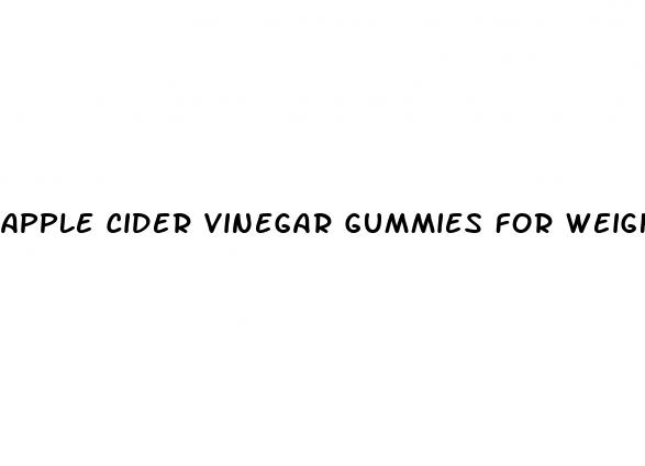 apple cider vinegar gummies for weight loss reviews
