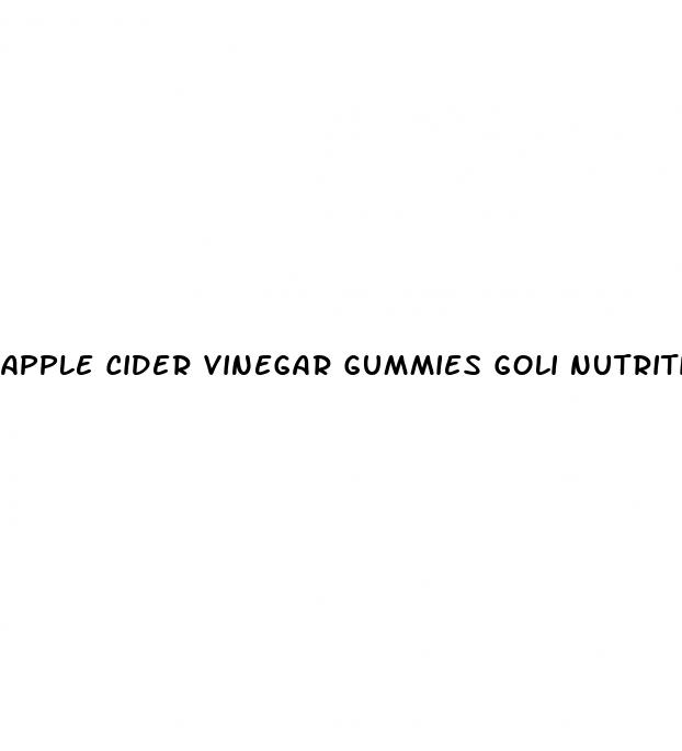 apple cider vinegar gummies goli nutrition stores