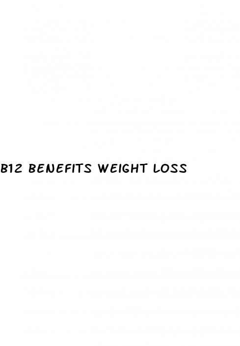 b12 benefits weight loss