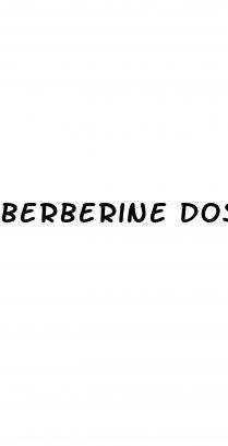 berberine dose for weight loss