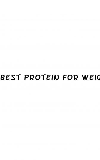 best protein for weight loss