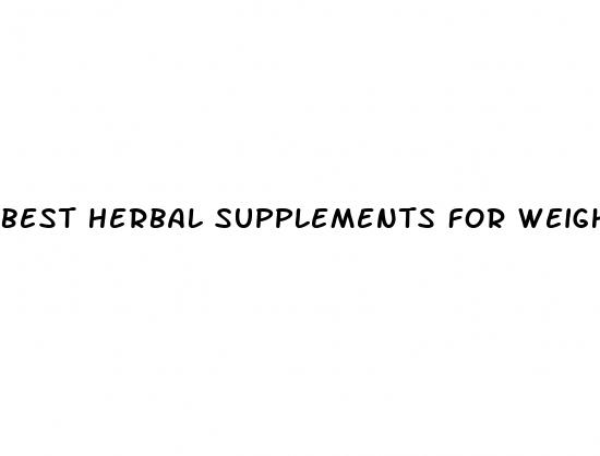 best herbal supplements for weight loss