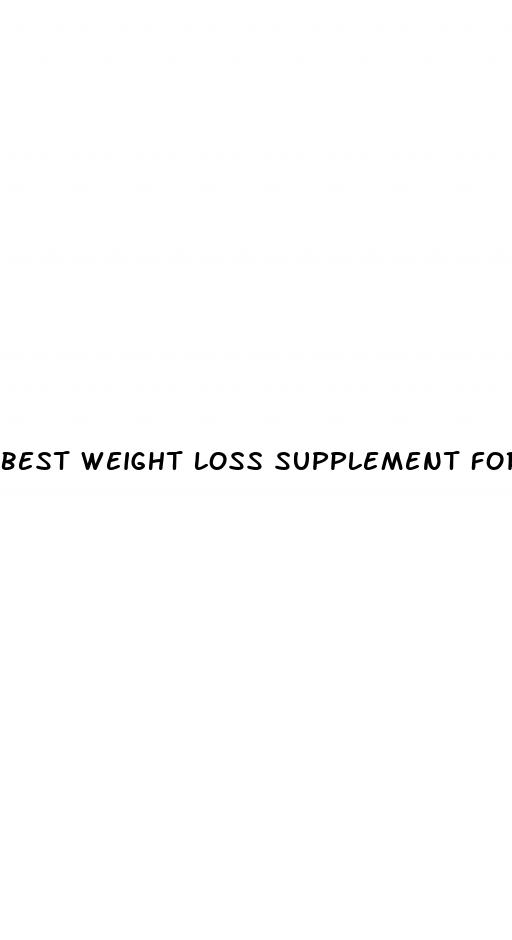 best weight loss supplement for men