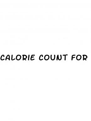 calorie count for weight loss