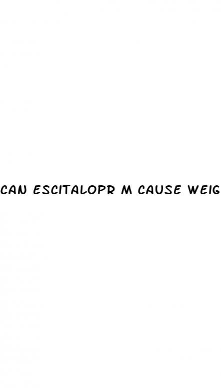 can escitalopr m cause weight loss