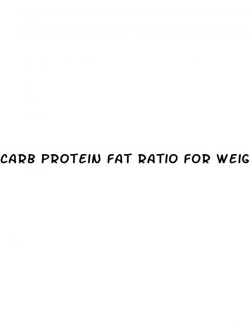 carb protein fat ratio for weight loss and muscle gain