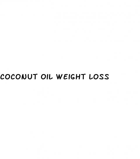 coconut oil weight loss