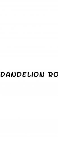 dandelion root weight loss
