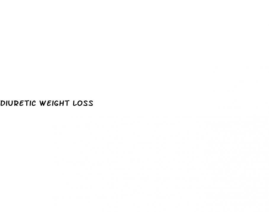 diuretic weight loss