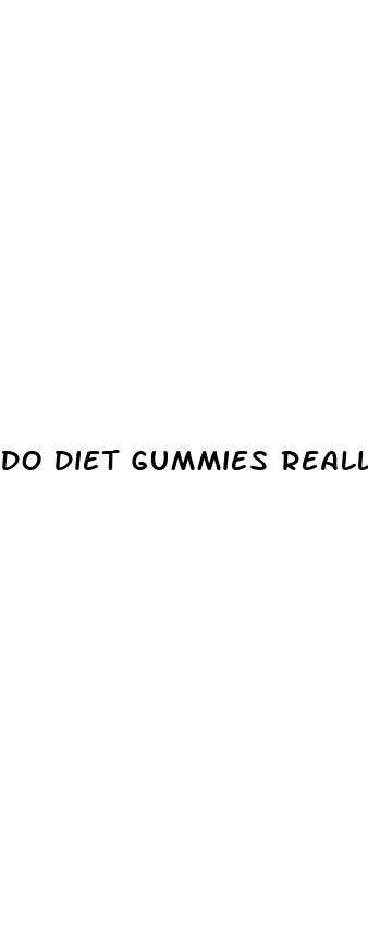 do diet gummies really work
