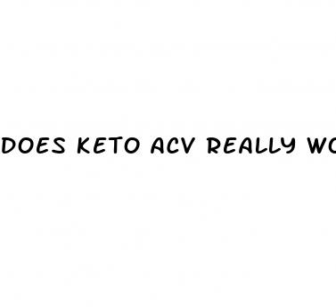 does keto acv really work