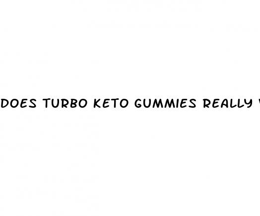 does turbo keto gummies really work