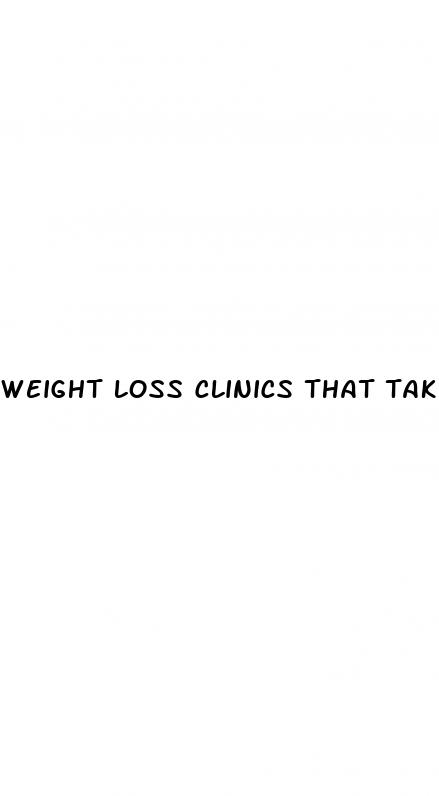 weight loss clinics that take insurance