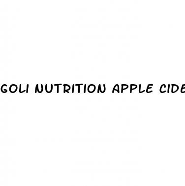 goli nutrition apple cider vinegar gummies benefits