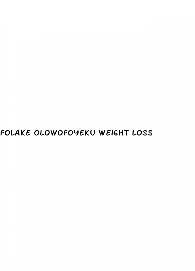 folake olowofoyeku weight loss