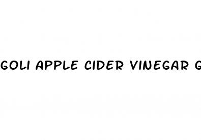 goli apple cider vinegar gummies good for