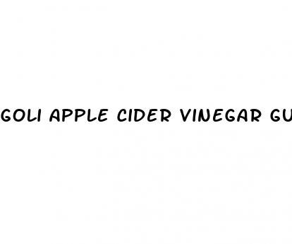 goli apple cider vinegar gummies at gnc