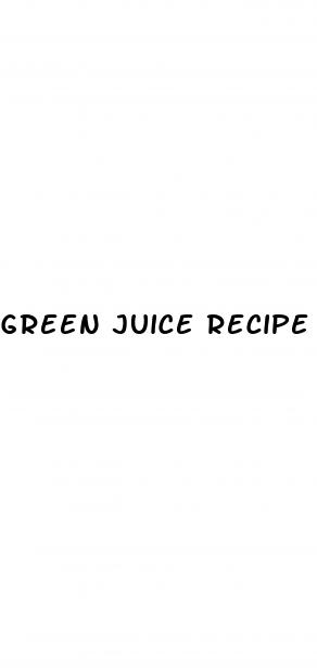 green juice recipe for weight loss