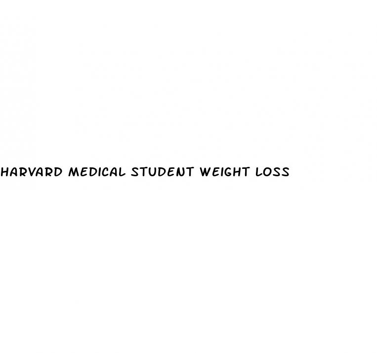harvard medical student weight loss