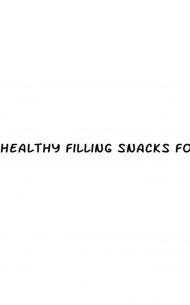 healthy filling snacks for weight loss