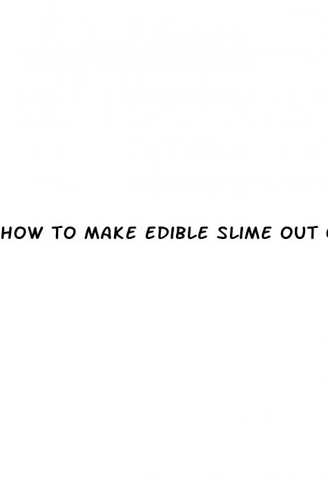how to make edible slime out of gummy worms