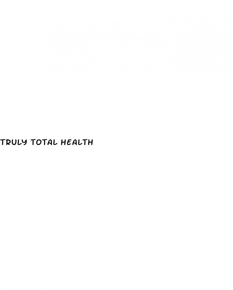 truly total health