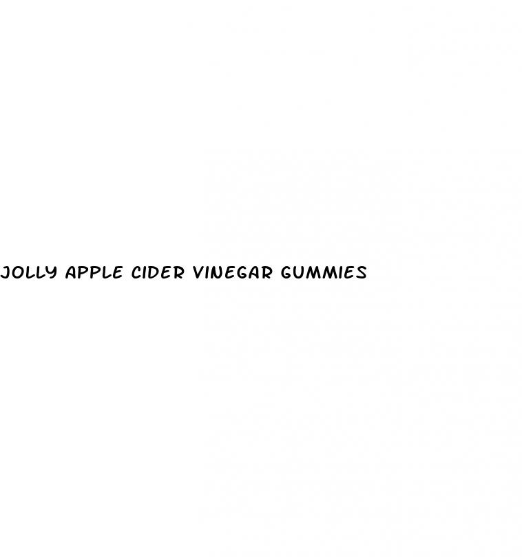jolly apple cider vinegar gummies
