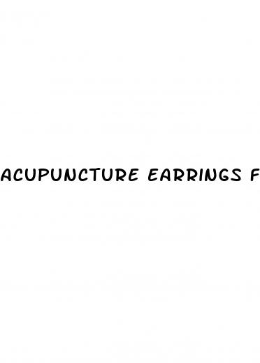 acupuncture earrings for weight loss