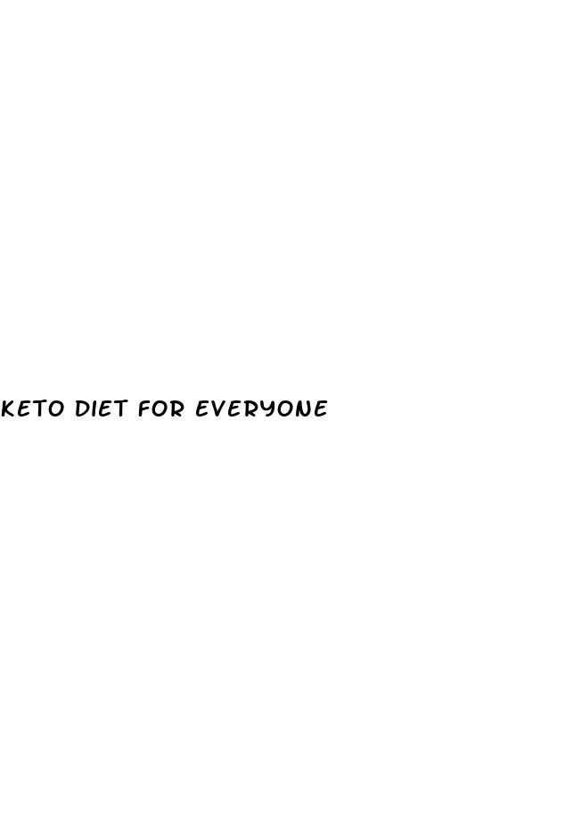 keto diet for everyone