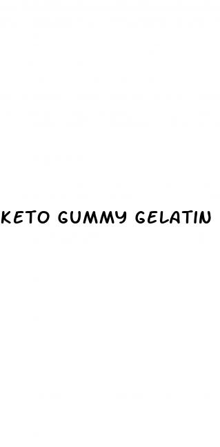 keto gummy gelatin