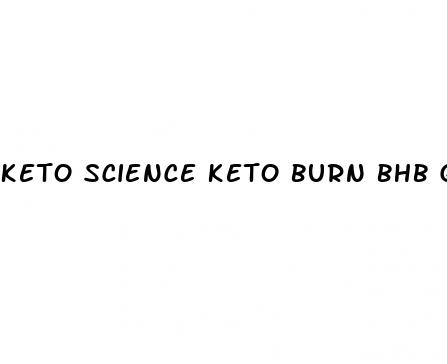 keto science keto burn bhb gummies