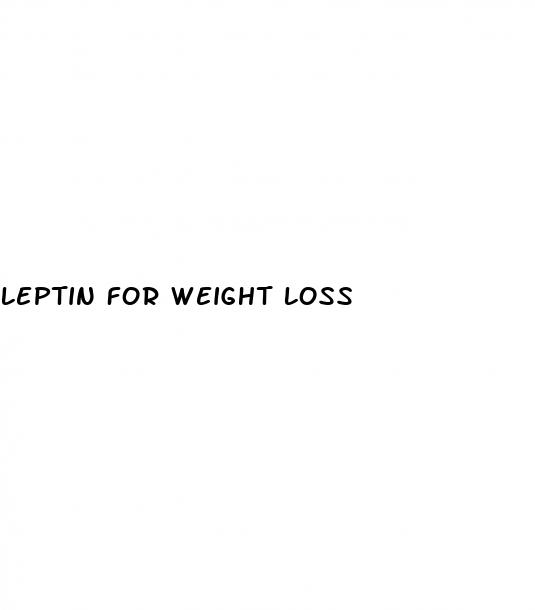 leptin for weight loss